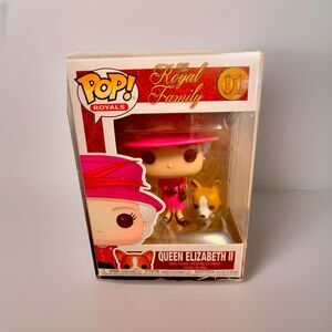 Funko‎ Pop! Royals - Queen Elizabeth II Vinyl Figure New w/protector